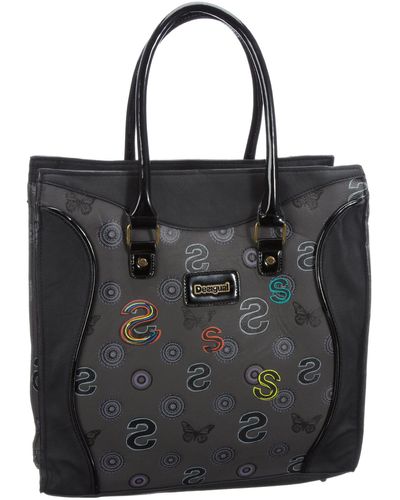 Desigual Bols_shopping Kola Monogram 28x5166 - Zwart