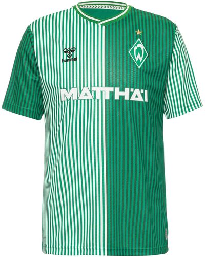 Hummel Fußballtrikot Werder Bremen 23-24 Heim Eden L - Grün
