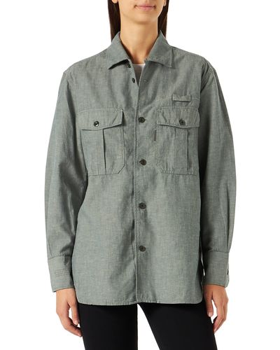 G-Star RAW Officer Boyfriend Shirt - Grigio