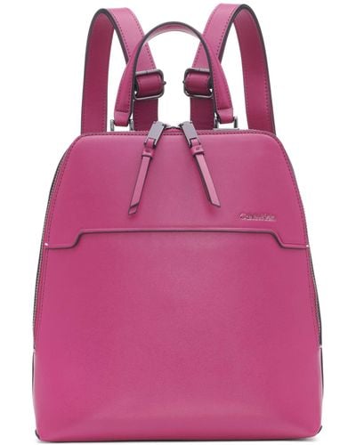 Calvin Klein Jasper Double Compartment Backpack - Pink
