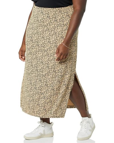 Amazon Essentials Lightweight Knit Maxi Skirt - Natural