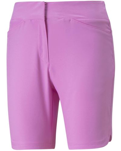 PUMA Bermuda Ss Golf Shorts Mauve Pop S - Purple