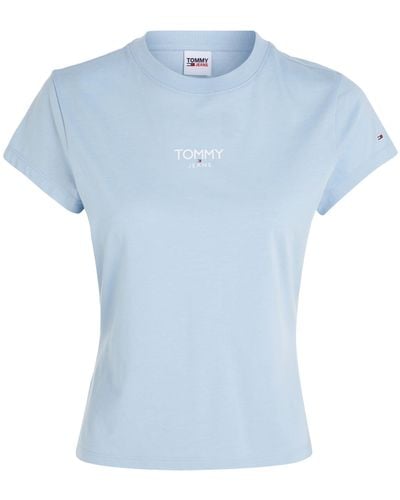 Tommy Hilfiger Tjw BBY Essential Logo 1 Ss S/S T-Shirts - Blau