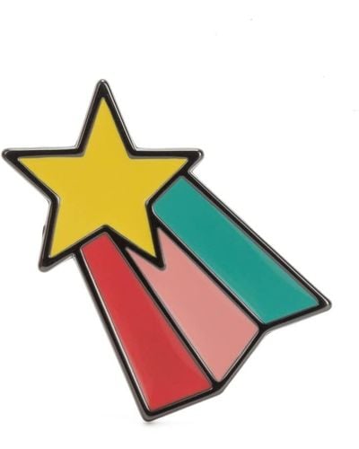 Kipling Rainbow Star Pin Keyring - Multicolour