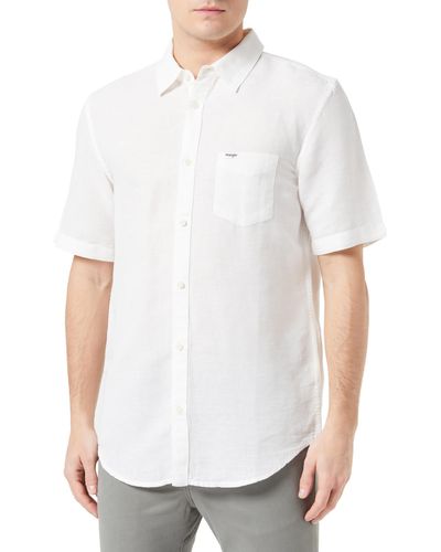 Wrangler SS 1 PKT Shirt - Weiß