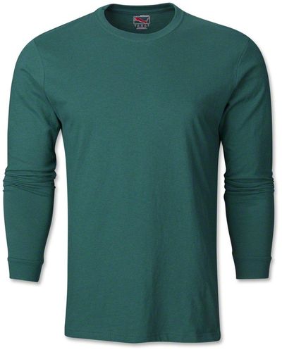 PUMA City Long Sleeve Blank T Shirt Dark Green