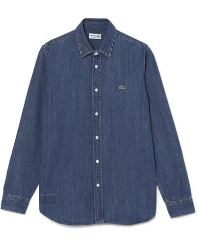 Lacoste Ch0197 Woven Shirts - Azul