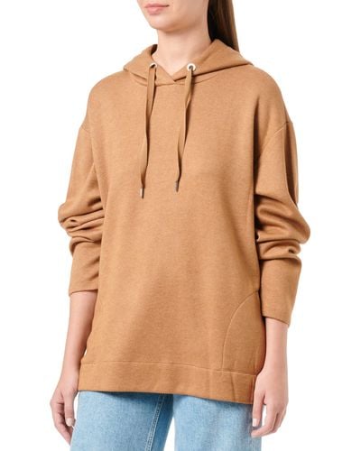 S.oliver Sweatshirt mit Kapuze Brown 44 - Orange