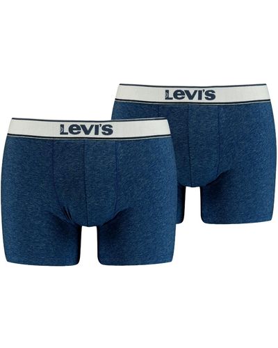 Levi's Vintage Heather Boxershorts Voor - Blauw