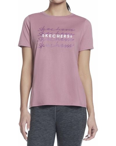 Skechers Repeat Tee T-shirt - Purple
