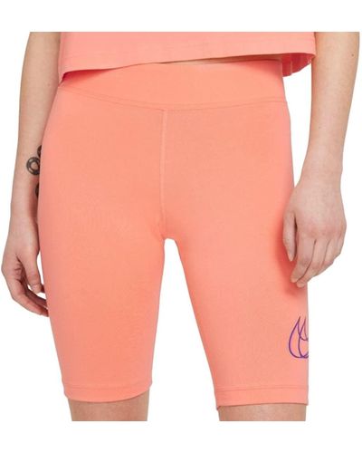 Shorts Orange Nike pour femme | Lyst