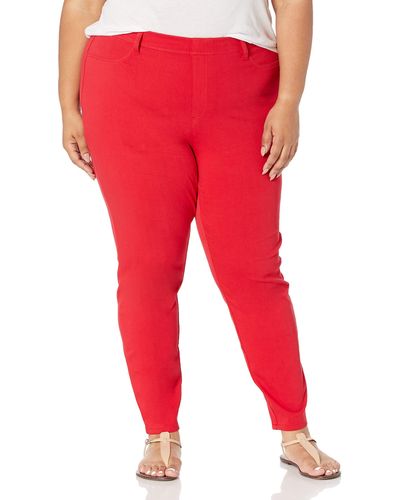 Amazon Essentials Plus Size Pull-on Knit Jegging Pantalon - Rouge