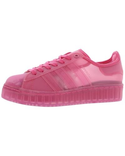 adidas Superstar Jelly Womens Fashion Trainers In Pink - 5 Uk