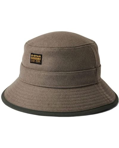 G-Star RAW Wool Bucket Hat - Braun