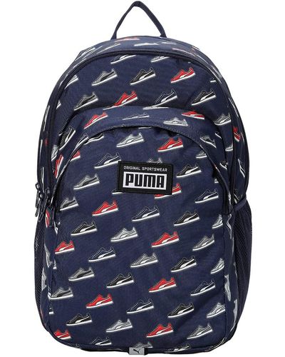 PUMA Academy Backpack Navy-Sneaker AOP - Blau