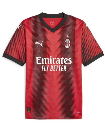 PUMA Ac Milan Home Jersey 23/24 - Red