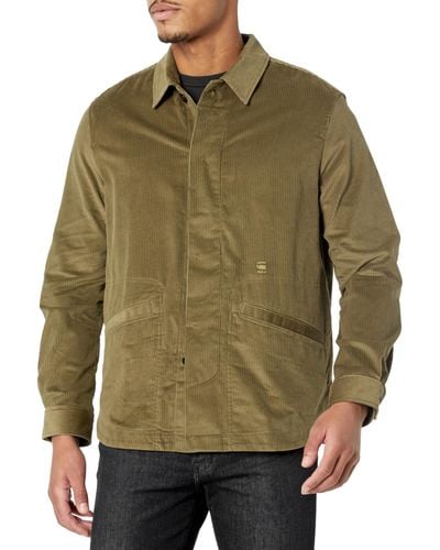 G-Star RAW Timber Relaxed Overshirt - Green