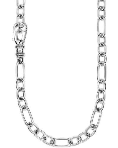 Thomas Sabo Glieder Halskette aus geschwärztem 925er Sterlingsilber - Mettallic