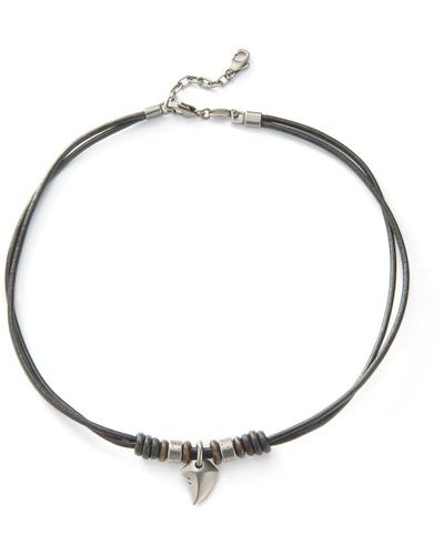 Fossil Necklace For Vintage Casual - Black