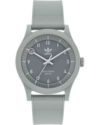 adidas Gray Ocean Plastic Strap Watch