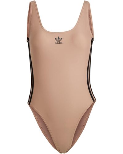 adidas IC2282 ADICOL 3S Suit Swimsuit Clay strata/White 40 - Braun