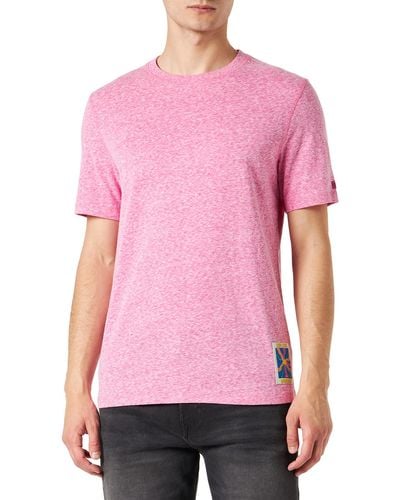 Scotch & Soda Tee with Chest Label T-Shirt - Pink