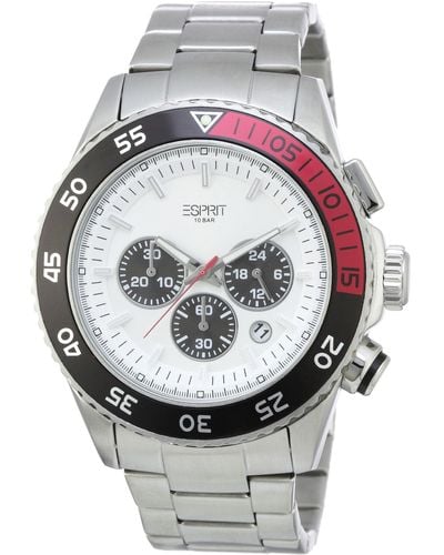 Esprit Armbanduhr varic Chronograph Quarz ES103621008 - Mettallic