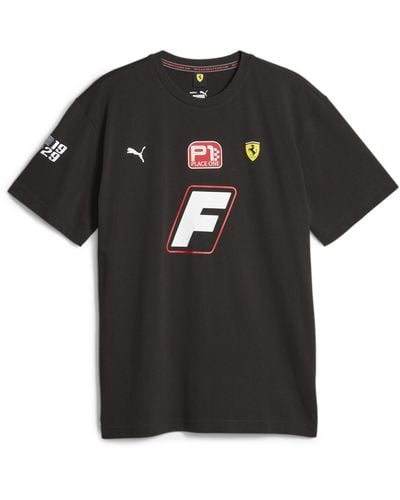 PUMA Ferrari Race Garage Crew Tee t-Shirt - Schwarz