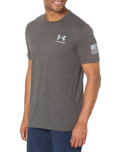 Under Armour New Freedom Banner T-shirt, - Grey