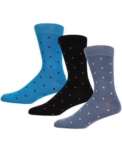 Ben Sherman Trew Socks In Blue/navy Spots
