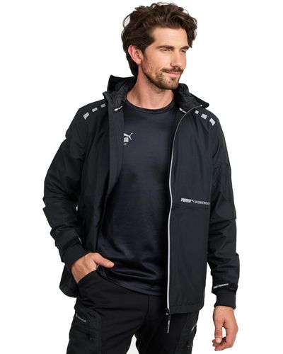 PUMA WORKWEAR Giacca impermeabile – Robusta giacca per uso esterno – Giacca di protezione da - Nero