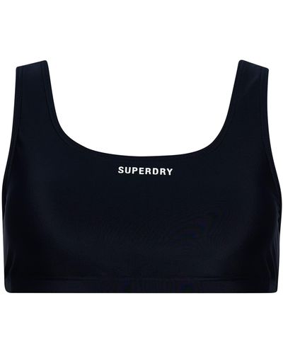 Superdry Code Essential Bikini Top Schwimmanzug - Blau