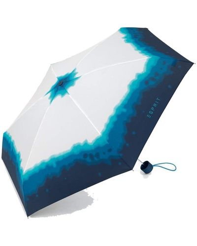 Esprit Petito Colour Dip blue atoll 50748 Regenschirm Taschenschirm Schirm Schirme - Blau