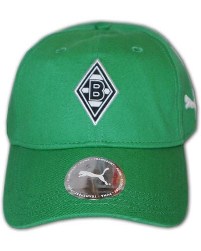 PUMA Borussia M ́ Gladbach Team Cap verde BMG Basecap Berretto regolabile