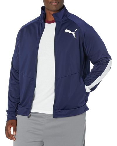 PUMA Big Tall Contrast Jacket 2.0 - Blue