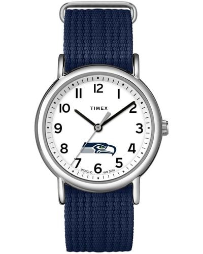 Timex Seattle Seahawks With Slip-thru Single Layer - Blue