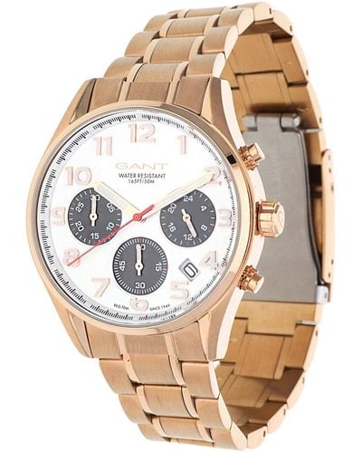 GANT TIME Analog Quarz Uhr mit Edelstahl Armband GT008003 - Mehrfarbig