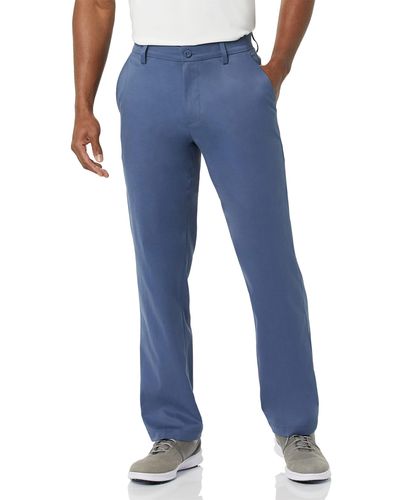 Amazon Essentials Pantalón de Golf Elástico de Ajuste Clásico-Colores interrumpidos Hombre - Azul
