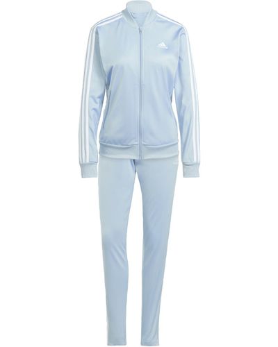 adidas Essentials 3-Stripes Track Suit Trainingsanzug - Blau