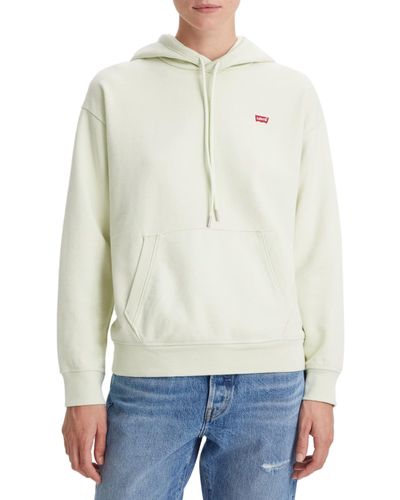 Levi's Standard Sweatshirt Sweat à Capuche - Blanc