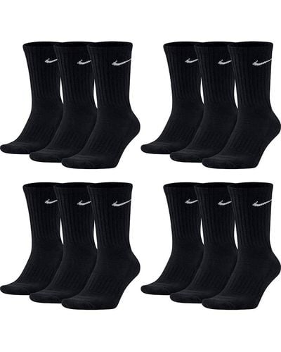 Nike Set di 6 paia di calzini corti e 3 lunghi - Nero
