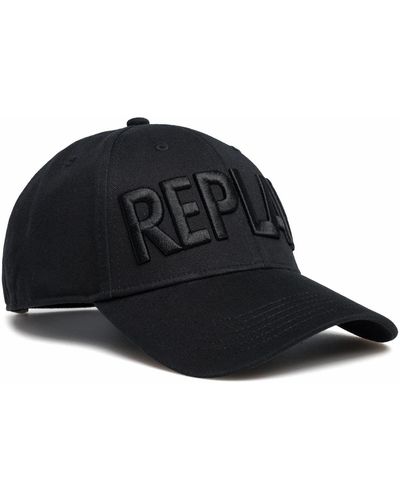 Replay Baseball Cap mit Logo - Schwarz