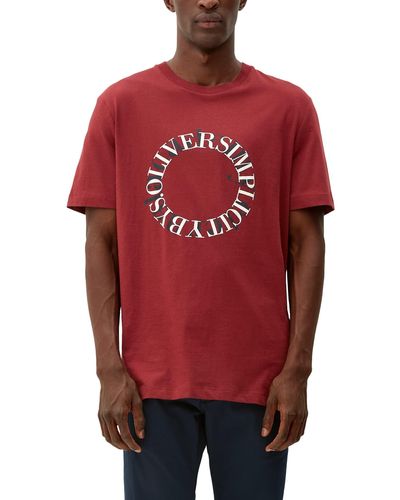 S.oliver T-Shirt Kurzarm - Rot