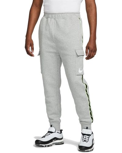 Nike M NSW Repeat SW FLC Cargo Pant Pantaloni - Grigio