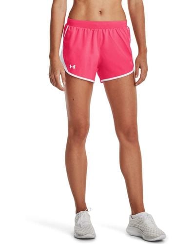 Under Armour Fly By 2.0 Running Shorts, - Pink
