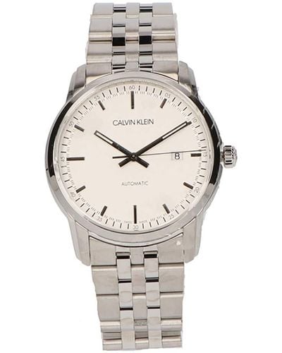 Calvin Klein S Analogue Automatic Watch With Stainless Steel Strap K5s3414x - Metallic