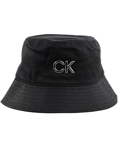 Calvin Klein Fischerhut Re-Lock Bucket Hat - Schwarz