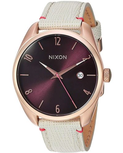 Nixon S Analogue Quartz Watch With Textile Strap A4731890 - Multicolour