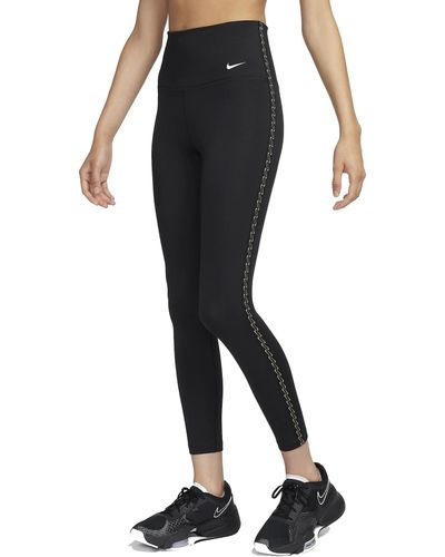 Nike One Therma-Fit 7/8 High Waist Tights Leggings - Schwarz