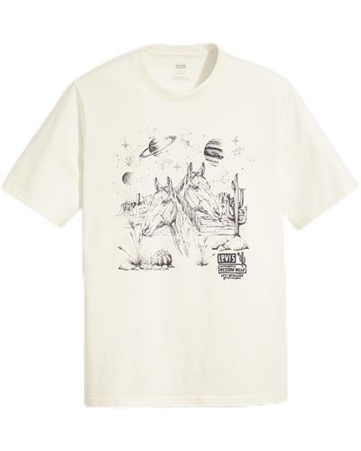 Levi's Ss Relaxed Fit Tee Neutrals - White